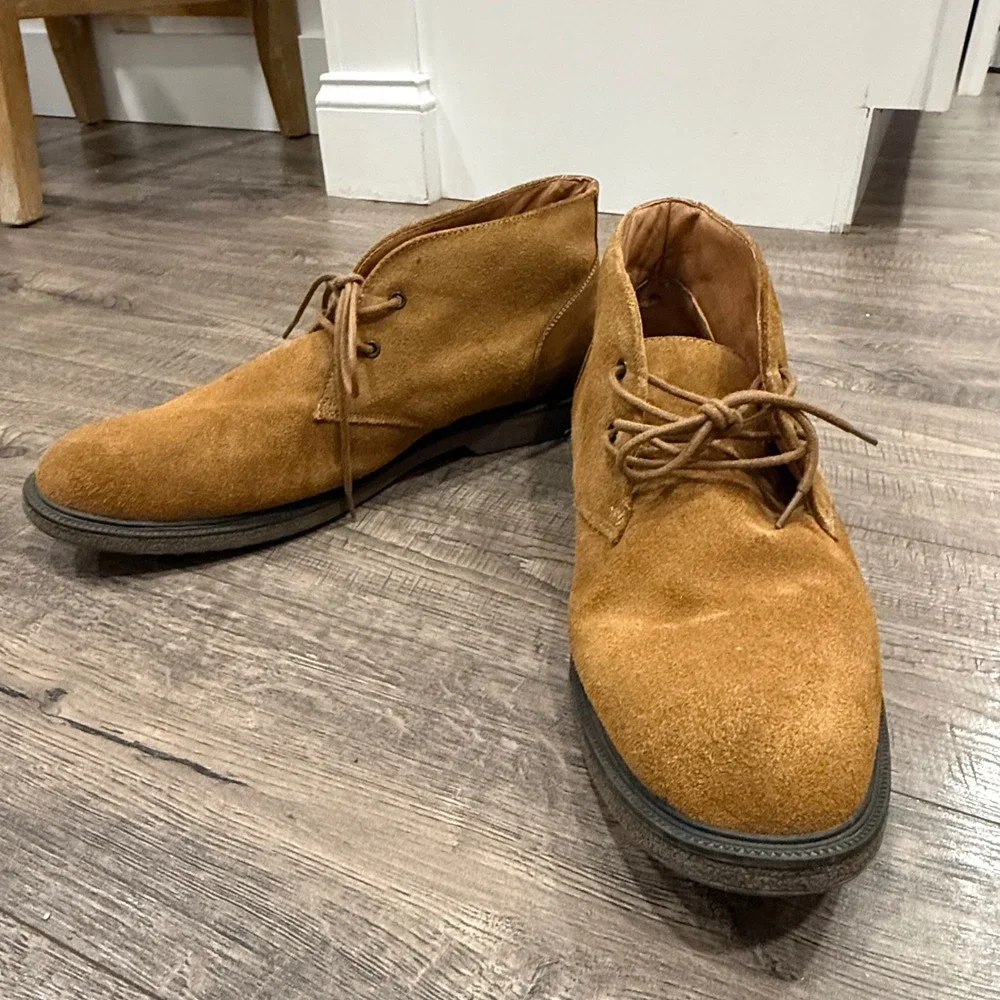 G.H. Bass Radley Chukka Boots Men's 13M Brown Suede Leather Ankle Boots